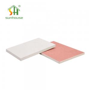  Customized 12.5mm Fire Resistant Plasterboard For Villa Apartment Ceiling Manufactures