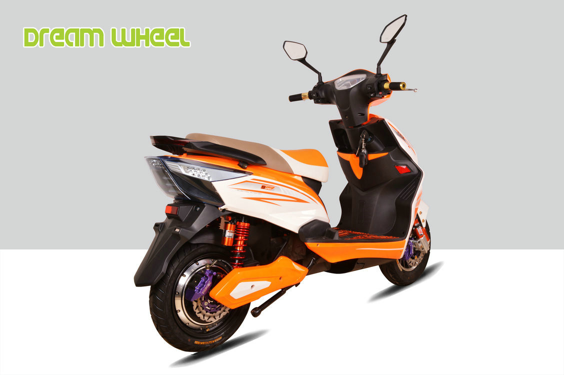 2 Wheeled Powerful Electric Scooter Pedal Assist 48V 600W-1000w 32Ah 90Kmlong Drive Distance