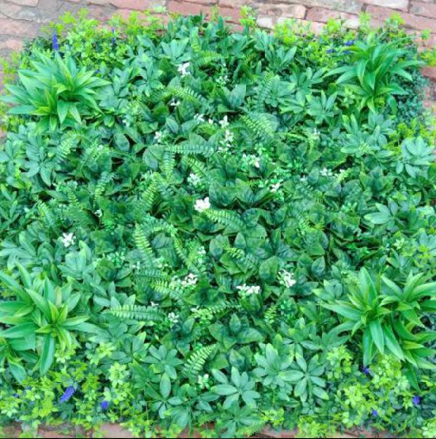 100cm*100cm Size Wall Fake Grass Highly Realistic Appearance