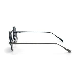 MS066 Unisex Metal Frame Round Eyeshape Sunglasses with Adjustable Nose Pads