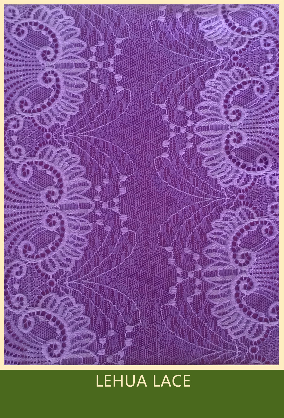 Hot Selling and nice quality Nylon Spandex Stretchy Brazil Lace from China