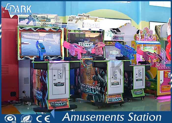 42 Inch Fire Power Arcade Shooting Games / Stand Up Arcade Machine For Entertainment