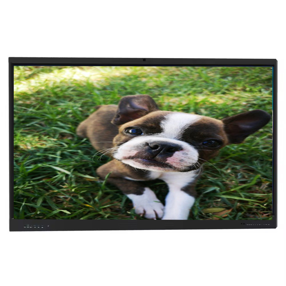 Customizable Interactive Flat Panel 75 Inch Android 14 OPS PC Wifi BT USB RJ45 Touch Software Smart Board for Business Meetings