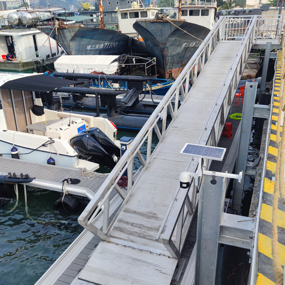 Aluminum Alloy 6061-T6 Floating Dock Aluminum Gangways Marine floating dock walkway