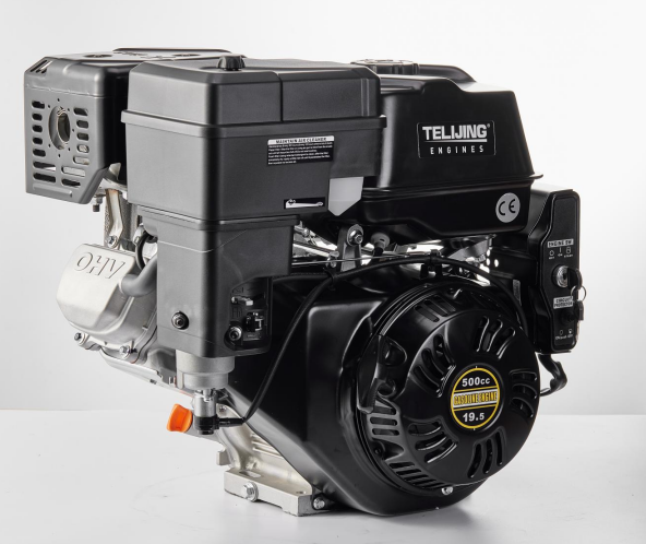 OHV Gasoline Engine 500cc 19.5hp Double Cylinder 4 Stroke with Recoil or Electric Start