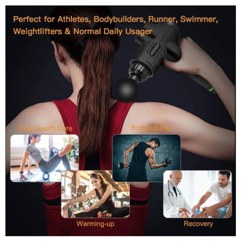2400mAh Deep Tissue Percussion Massager For Muscle Relief
