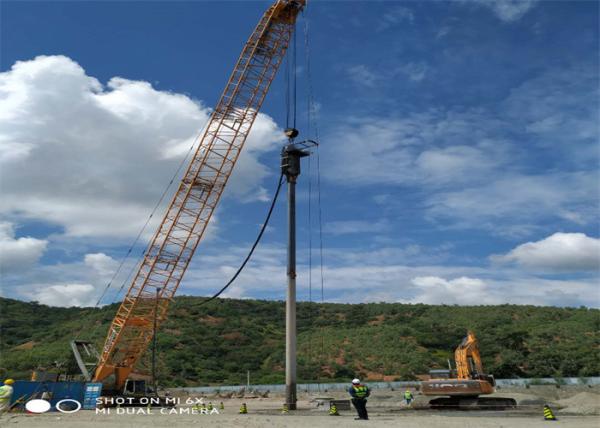 150kw Bottom Feed Hydraulic Electrical Vibroflot Stone Columns Vibroflotation
