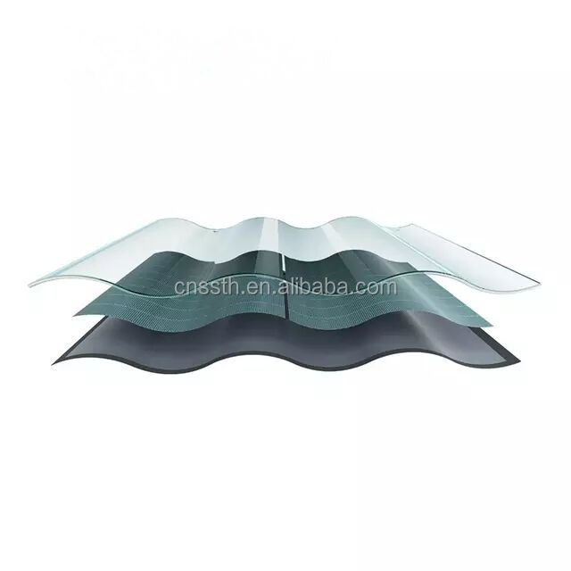Flexible CIGS Film Photovoltaic Solar Panel Roof Tiles 30W For Solar Roof Tile System
