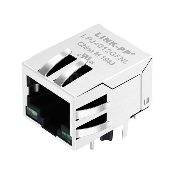 Belfuse SI-60001-F Compatible LINK-PP LPJ4012GFNL 10/100 Base-T Tab Down Green