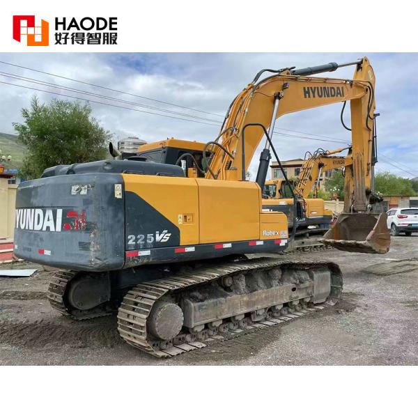 Good Condition Used Hyundai 215 Crawler Excavator Equipped with Top Hydraulic