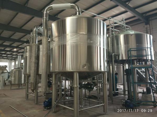 Adjustable 1000L Sus 304 Commercial Beer Brewing Equipment For Pub Electric