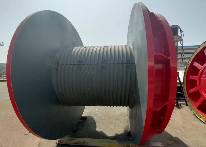 Carbon Steel LEBUS Sleeves Plug Welded To The Smooth Drum For Winding Wire Rope