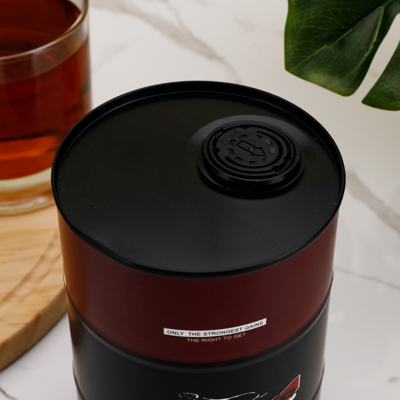 Alcohol Tin Cans for 700ml Vodka with Rubber Plug Round Shape Customized Design