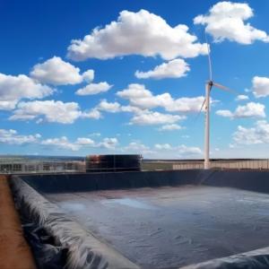 Smooth Surface HDPE Geomembrane for Landfill Sites Length 50m-100m/roll as