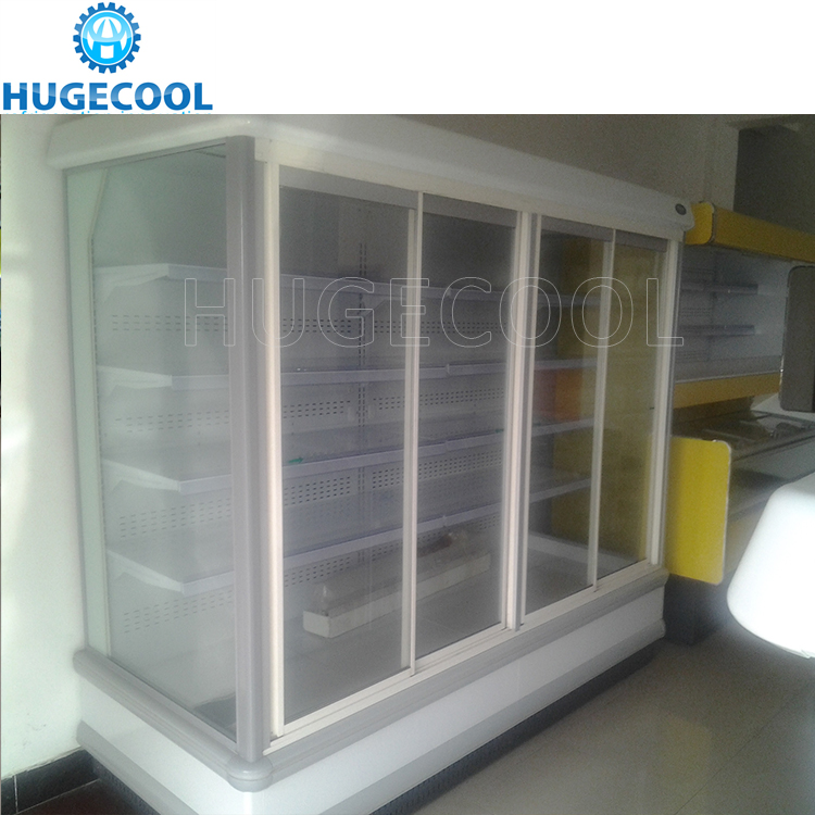 Single Temperature Glass Display Freezer Customized Capacity For C - Store