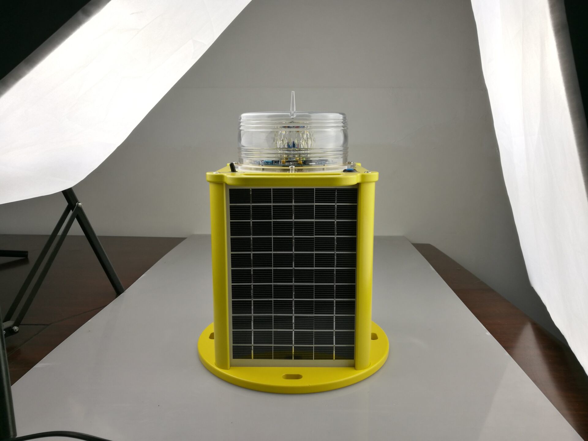 Led Solar Ship Solar Marine Navigation Lantern Boat Warning Lights Full Sealing Structure