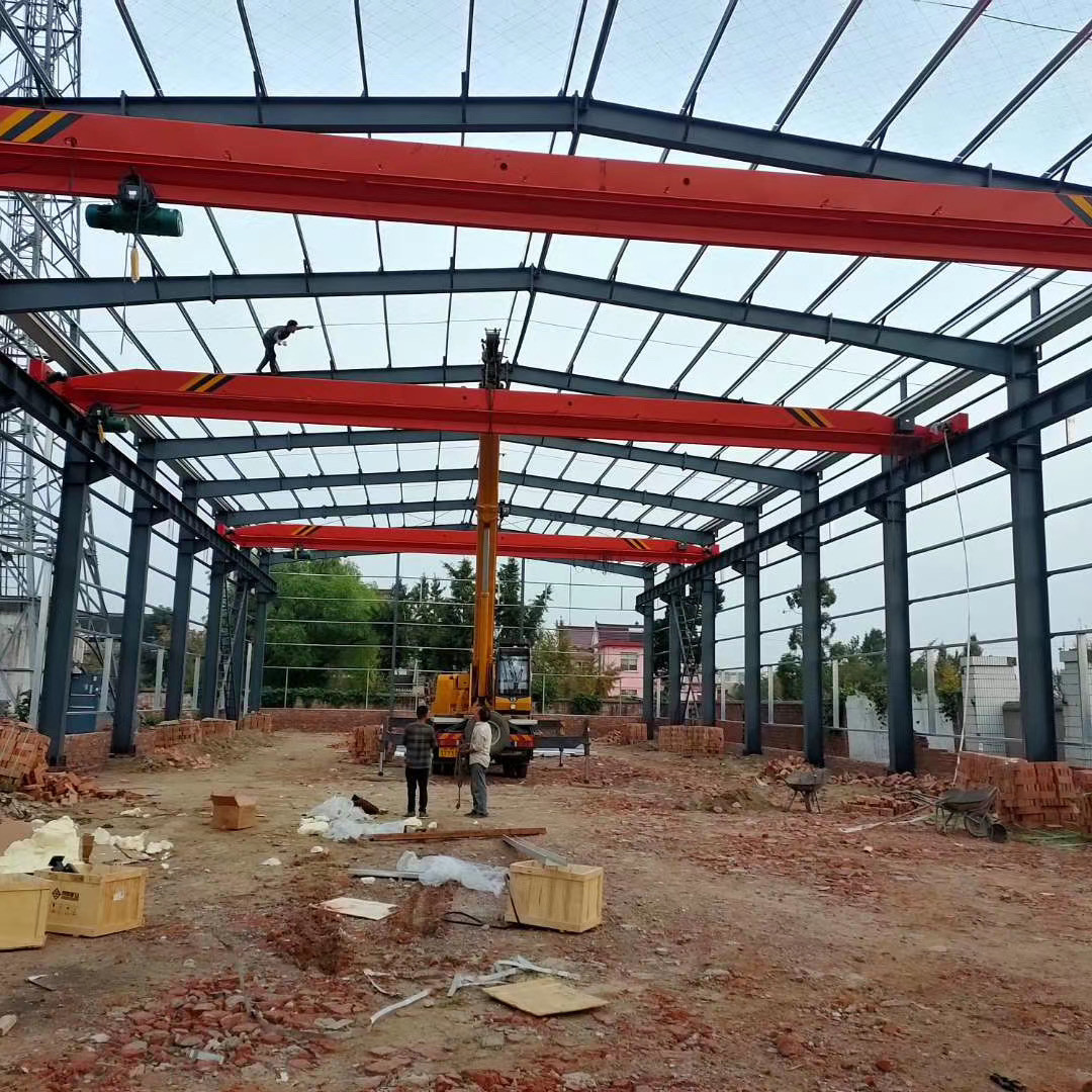 LD electric single beam bridge crane,10T truss, electric crane, steel wire electric hoist
