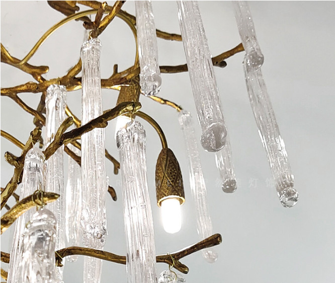 Stairwell Long Drop Custom Pendant Lights H65 Copper