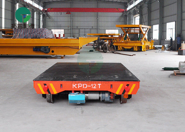 Steel Plant Heavy Duty Transfer Railway Electrical Battery Flat Cart