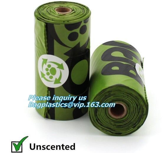 Compostable Bag For Dog Poop Drawstring Holder Custom Dogs Poop Bag Dispenser, Scented Dog Poop Bag Compostable Puppies