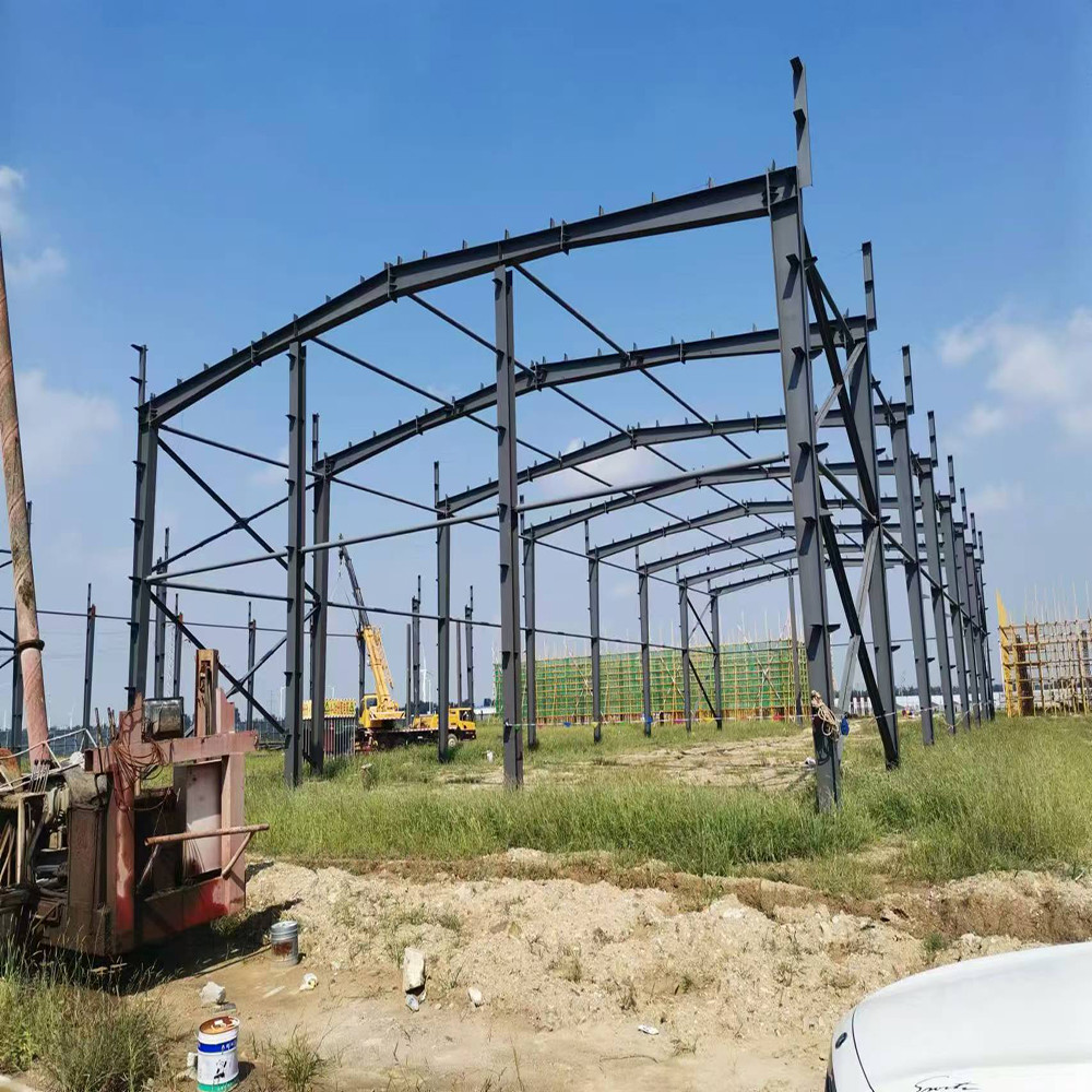 Anti Corrosion Prefabricated Steel Frame Building Construction Auto CAD Drawing Design