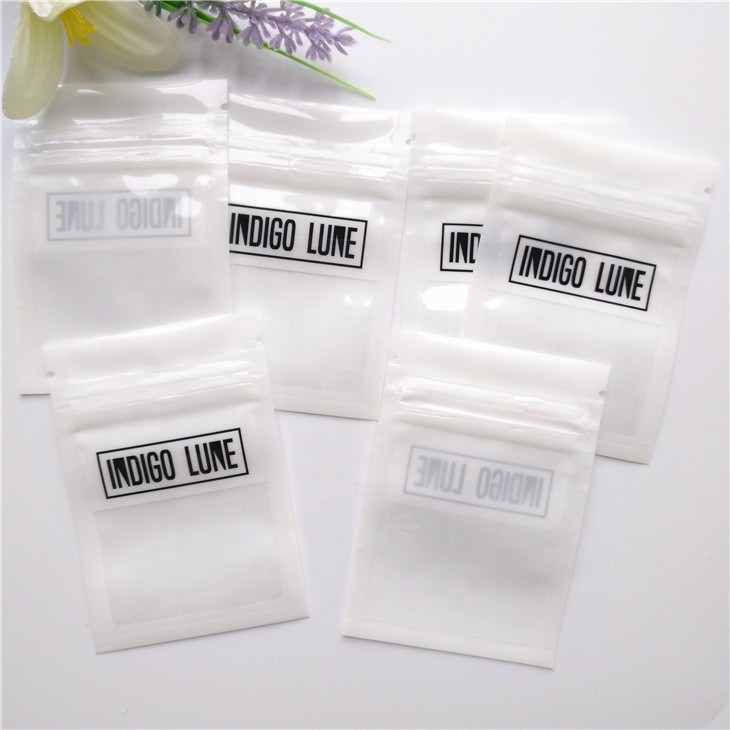 Small Plastic Flat Zipper Pouch for Jewelry Earrings Bracelet packing