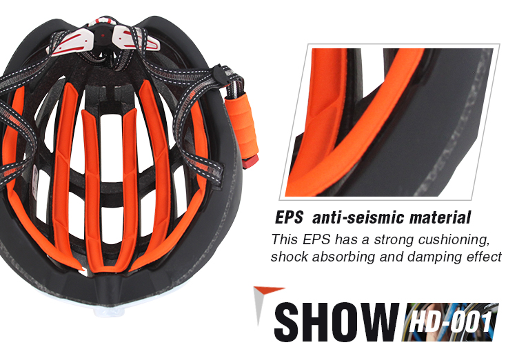 ABS Lightweight Road Bike Helmet , Mountain Bike Helmet For Road Biking
