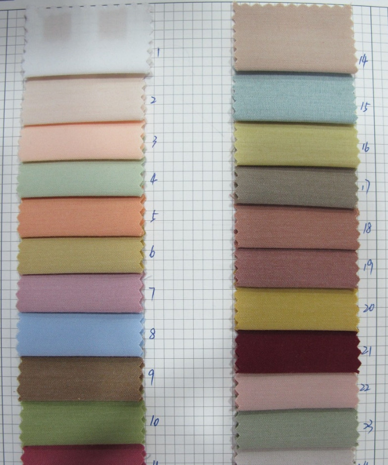 195gsm Soft Twill 2/1 TR Suiting Fabric