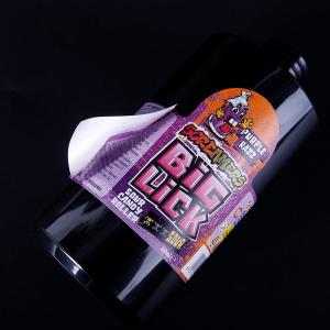 Multi layer seal label customization cosmetic sticker folding instructions