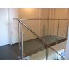 Buy cheap Balcony Stainless Steel Railing Balusters 900mm - 1200mm Height Mirror / Satin from wholesalers