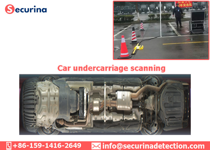Under Vehicle Car Surveillance Equipment IP68 With Multi Language User Interface