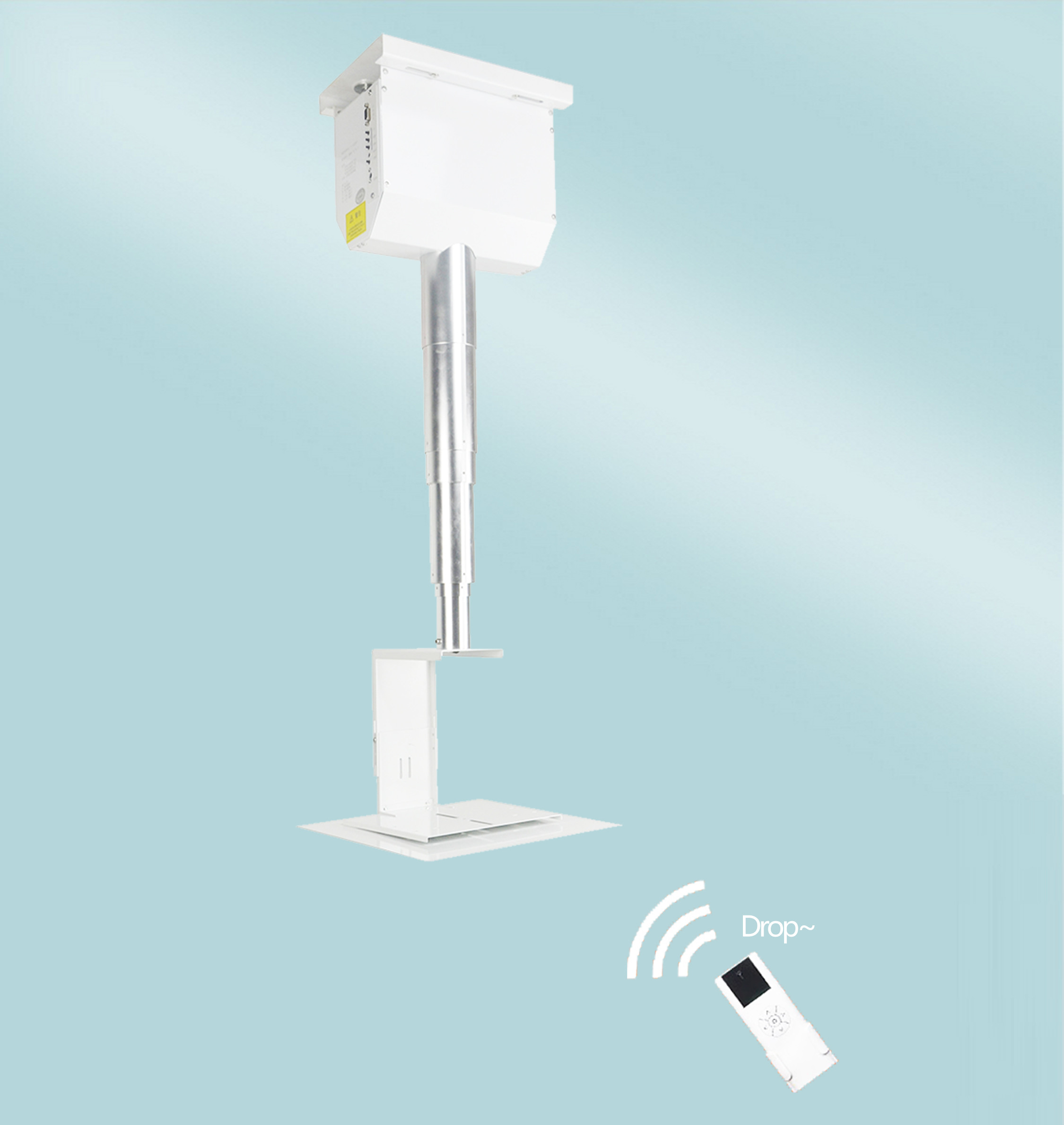 Ceiling Mount Camera Lifting Motorized Telescopic Lifting Bracket Hanger