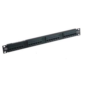 Modularization Design 110 IDC UTP Patch Panel 24 Port Cat5e For 19"Cabinet