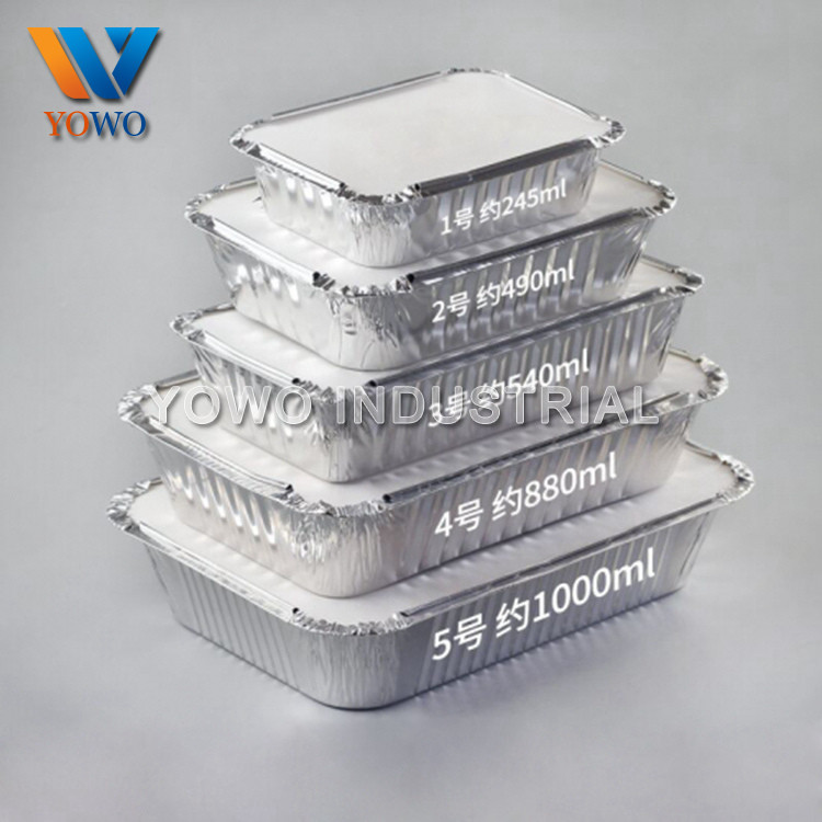 SGS Certified Rectangular 1lb Aluminum Foil Cake Pan