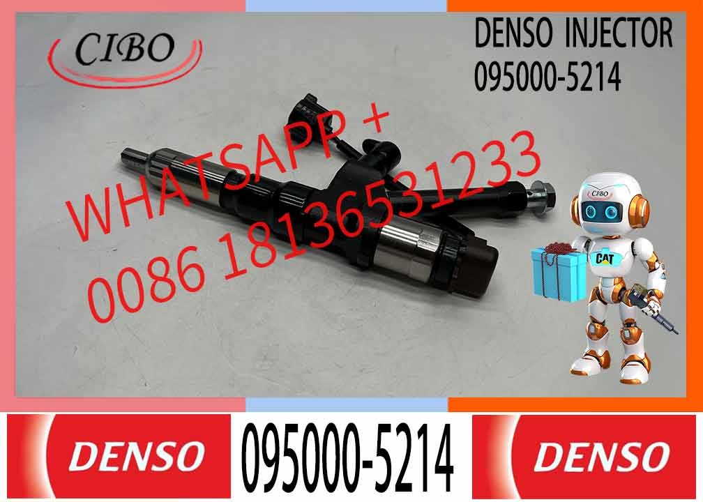 Denso Common Rail Fuel Injector 095000-5215 095000-5214 23670-E0351 Compatible with Hino 700 Series Truck W/CAMC P11PC