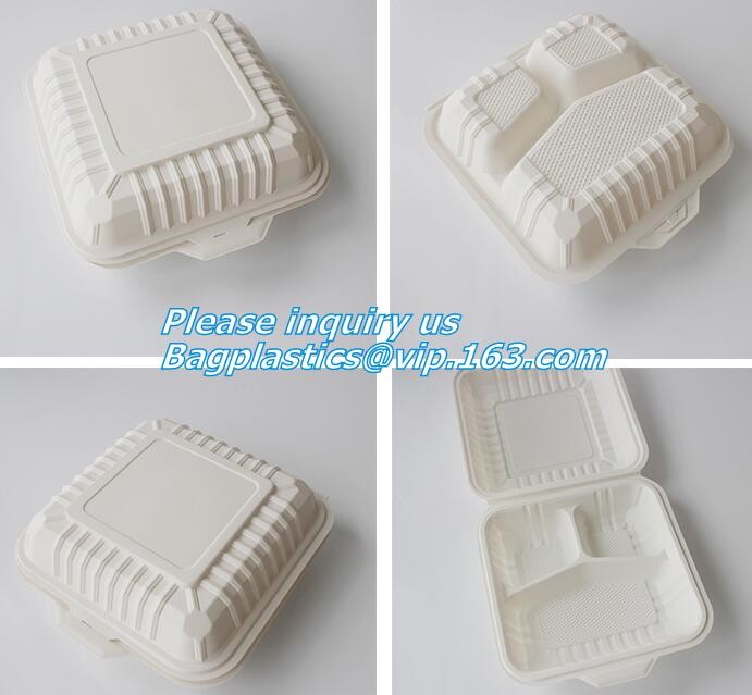 Meal Prep Containers Free Sample Bento Lunch Box Biodegradable Food Container Plastic Wheat Straw Lunch Box bagplastics