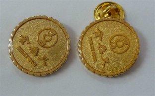 Brass / Iron Sanding Printing 1.2mm - 3.0mm lapel pin badge