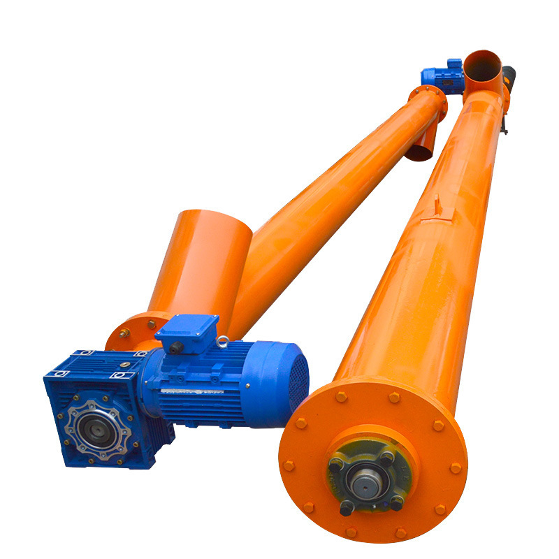 OEM Custom Industrial Cement Carbon Steel Auger Conveyor for Ash Coal Soil and Aggregate