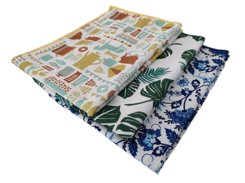 All Ployester 16x18inch Lint Free Microfiber Dish Cloth Tea Towel