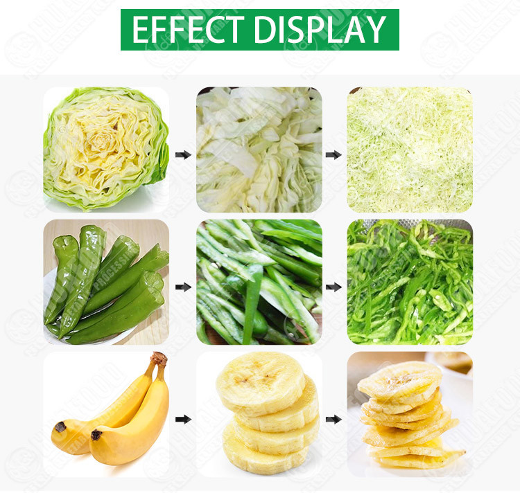 220v 50hz 0.37kw 500kg/H Vegetable Cutter Machine