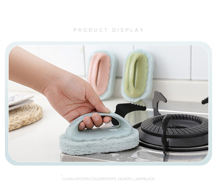 Dropshipping House hould Strong band bathtub brush with handle decontamination  Kitchen Cleaning Magic Brush