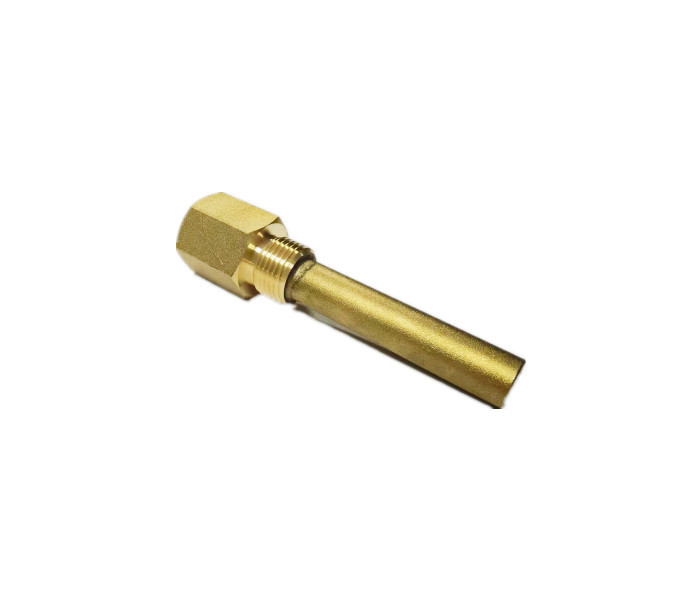 100mm Dive Brass Tube Fitting Welded For Pressure Gage