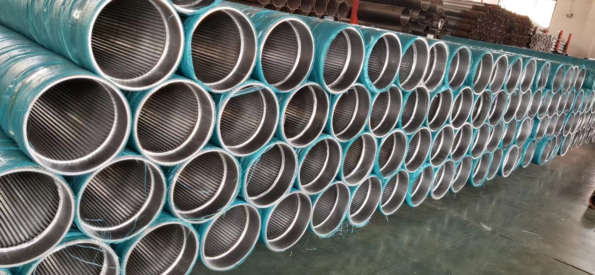 Length 2.9m OD 89mm Johnson Wire Screen with V Shaped Opening