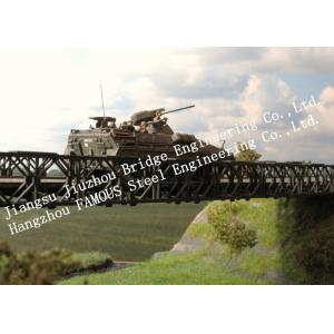  Compact 200- Type Single Span Bailey Truss Bridge Quickly Installation For Army Manufactures