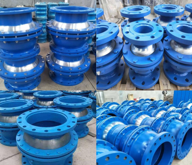 Flanged Connected Heat Pipe Anti Settlement E-Type Ball Compensator Spherical Compensation Joint