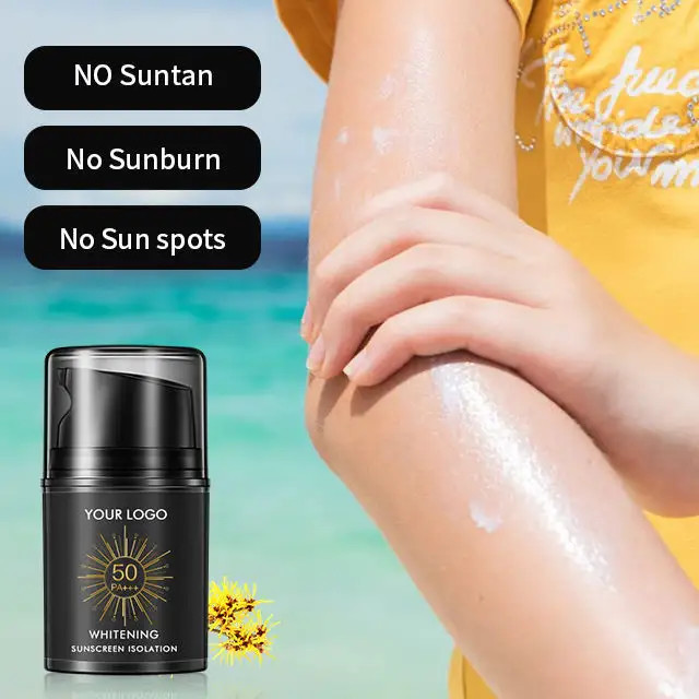 Natural Skin Men Waterproof Facial Sunscreen Spf50+ Pa+++ Non Whitening Sun Insulation Sunblock