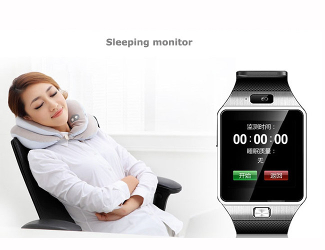 Bluetooth Mens Sport Smart Watch DZ09 , Wearable Smart Watch With Camera