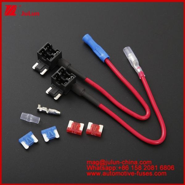 China ATS / Low Profile Mini/Micro2/Micro3 Fuse Holder Mini Low Profile  Add-a-Circuit Fuse Tap Bullet Connector Adapter Micro Inline Fuse Holder on sale