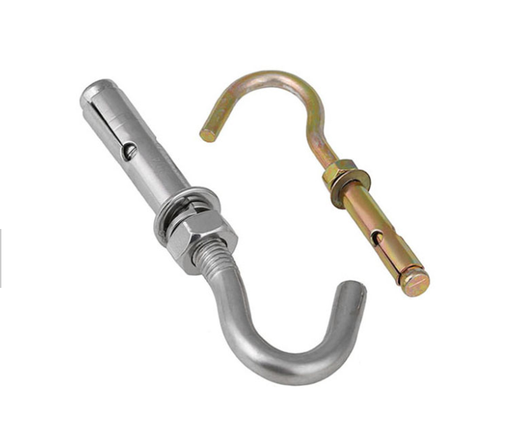 Ring Hook Concrete Sleeve J Type Expansion Anchor Bolts Zinc Plated Stainless Steel