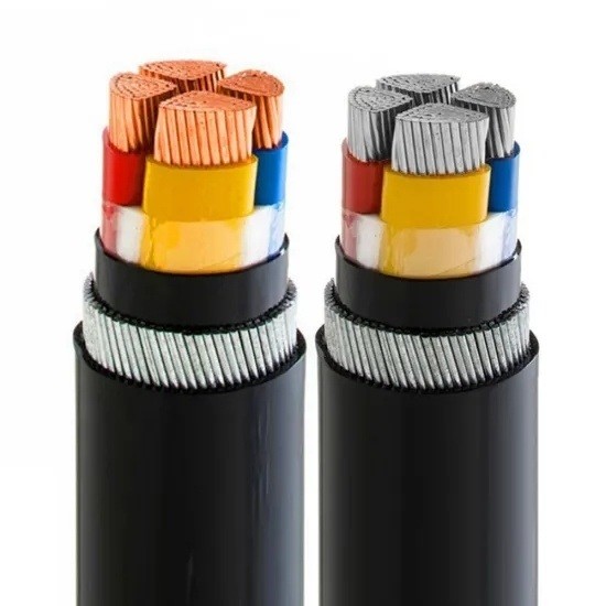 Low Voltage Power Cable Copper/Aluminum Conductor 600/1000V Underground XLPE Cable Steel Wire